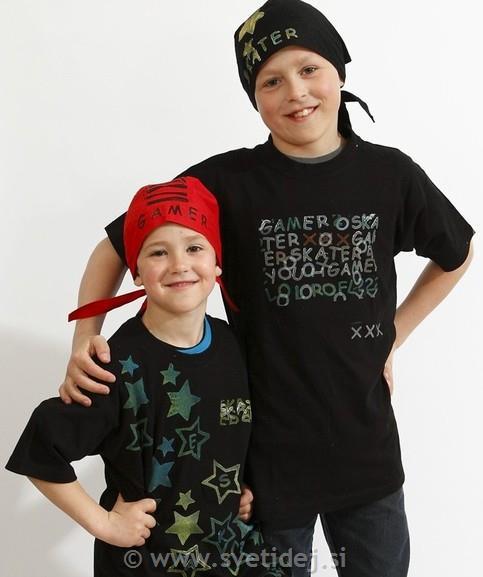 T-shirt, 12-14 let, črn