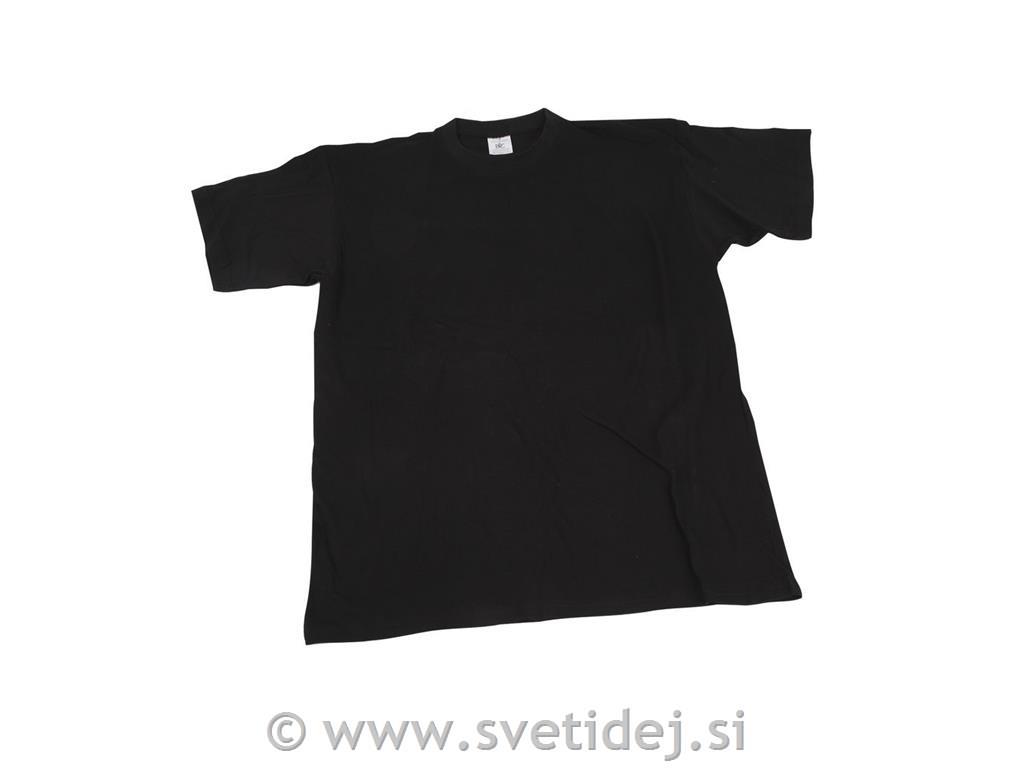 T-shirt , XL, črn