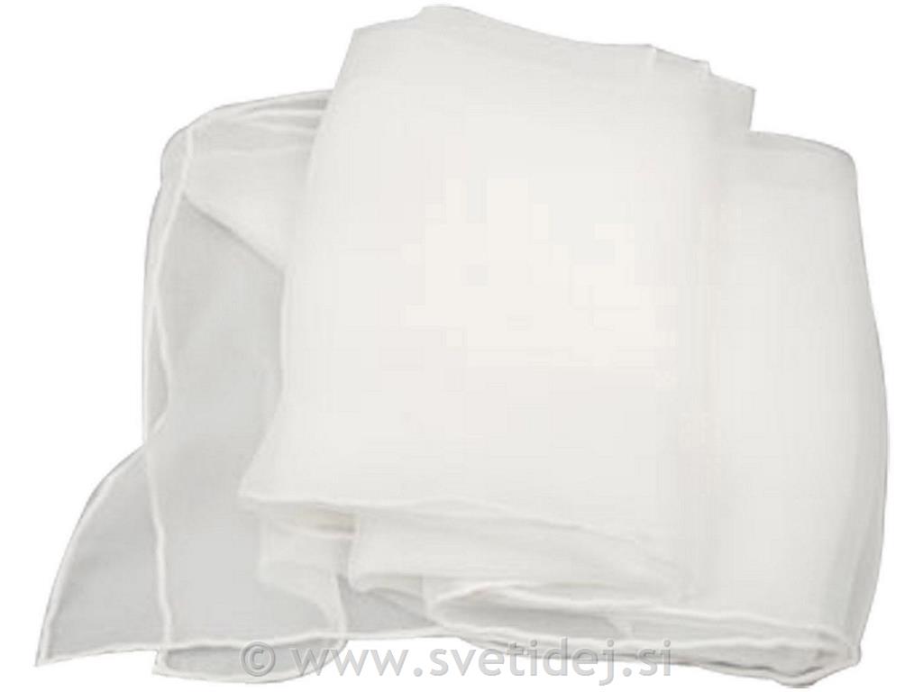 Svileni šal chiffon, 45x180 vm