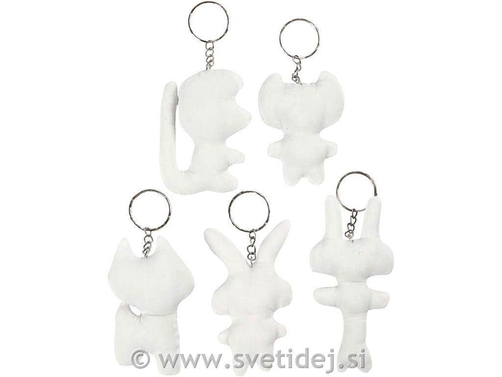 Živalice iz blaga 6-10 cm, set 5