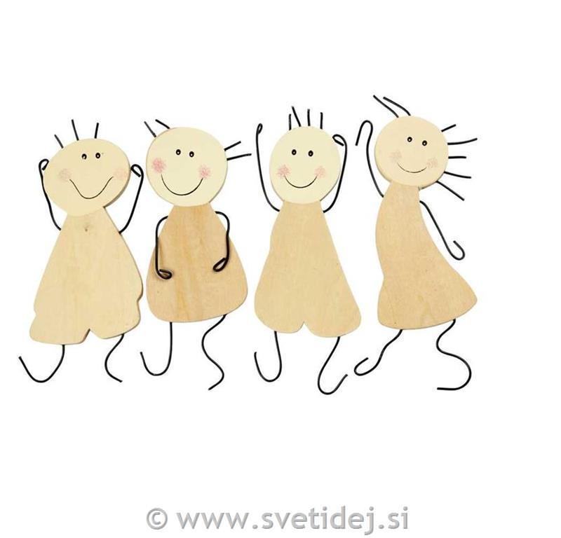 Lesene figure 12,5 cm, set 4