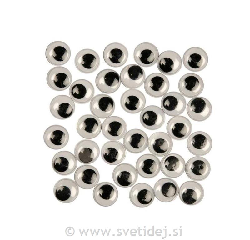 Gibljive oči 11 mm, set 1000