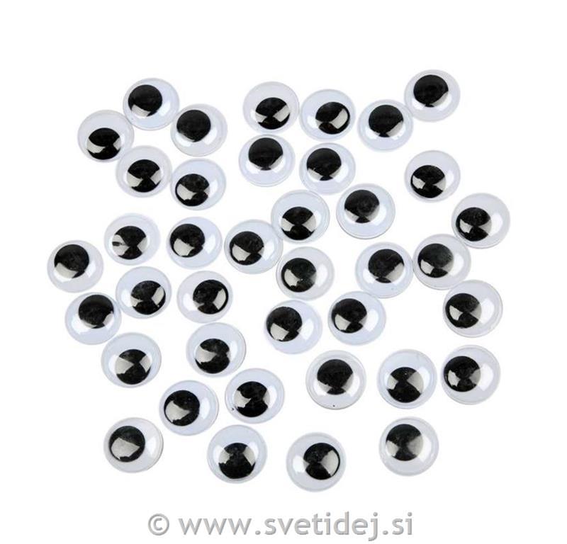 Gibljive oči,20 mm,set 16