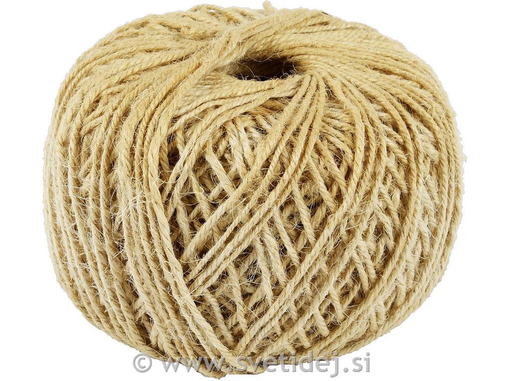 Lanena vrvica 2 mm, 180 m