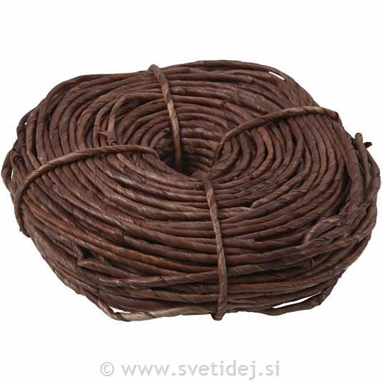 Ročno zvita koruzna vrv 3-4 mm, 300 g