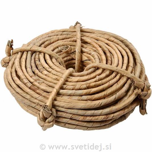 Ročno zvita bananina vrv 5-6 mm, 500 g