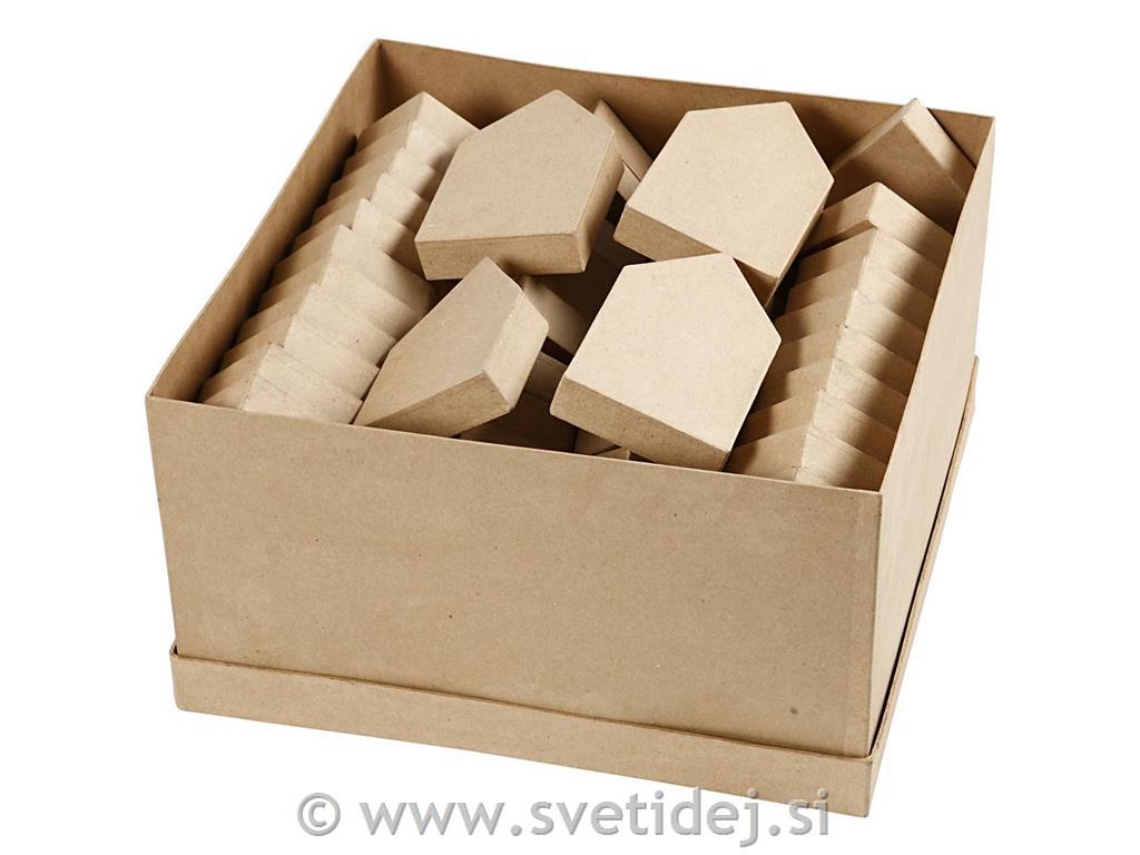 Hišice 12,5+15x2,3 cm, set 66