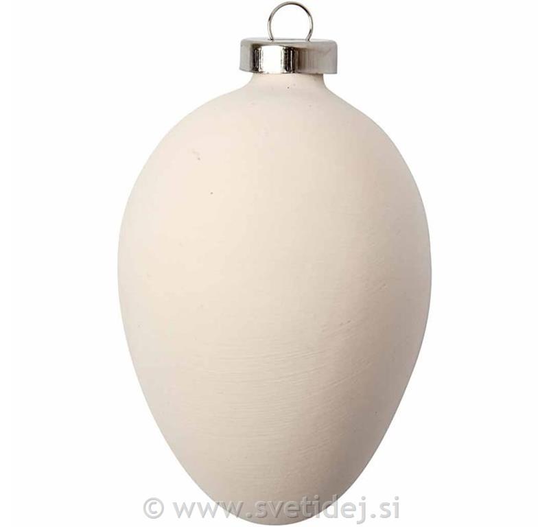 Terakota jajce 6 cm, set 12