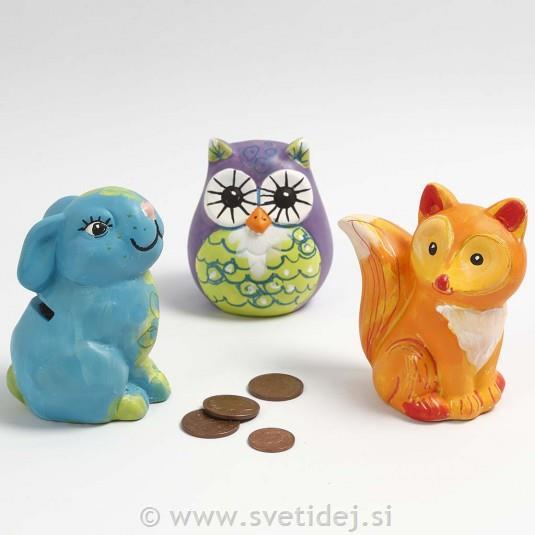 Hranilniki živali 9-10 cm, set 4
