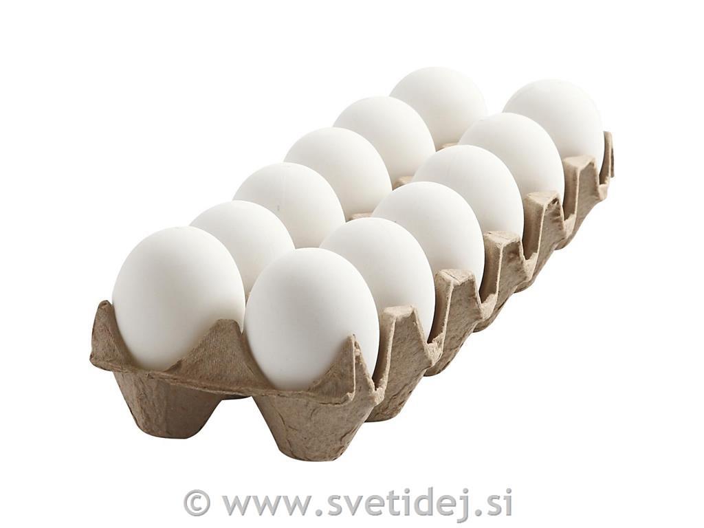 Jajca plastična 6 cm, set 12
