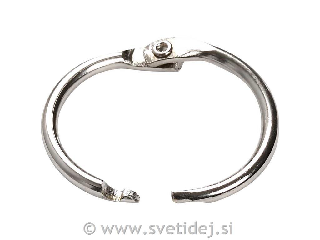 Obroček za knjigo 19 mm, set 10