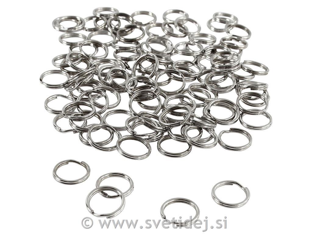 Obročki za ključe 12 mm, set 100