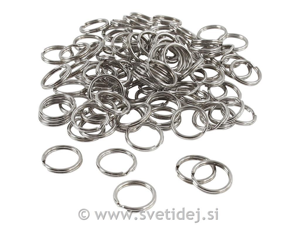 Obročki za ključe 15 mm, set 100
