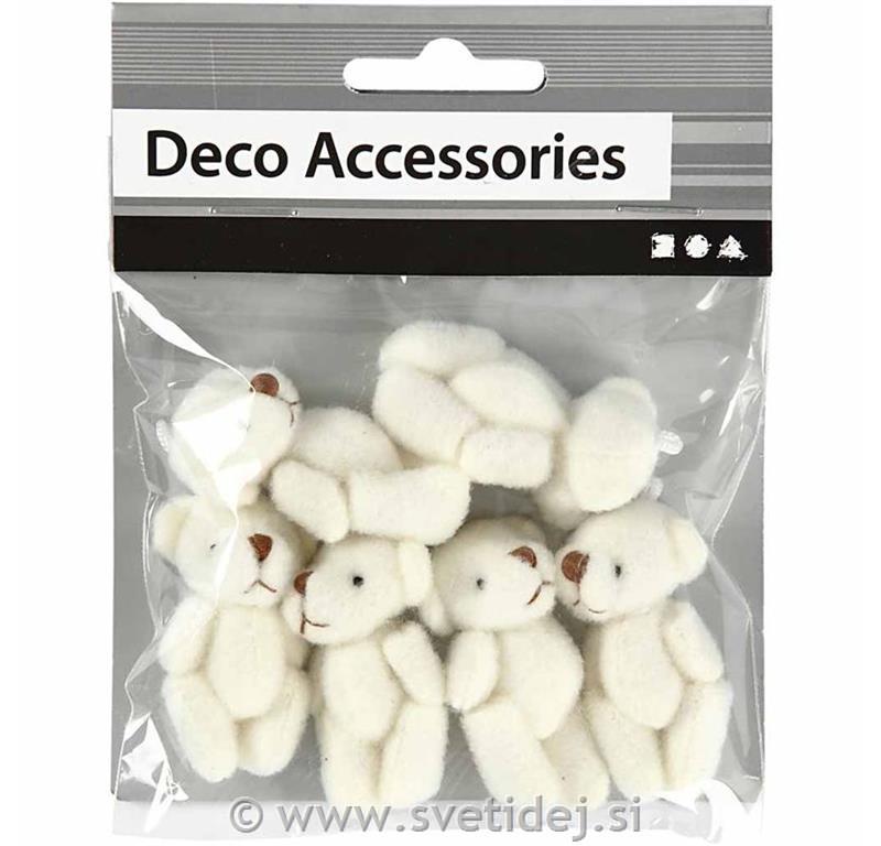 Medvedki 4x2,5 cm, set 6
