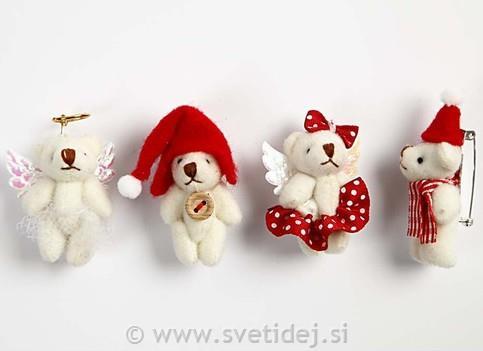 Medvedki 4x2,5 cm, set 6