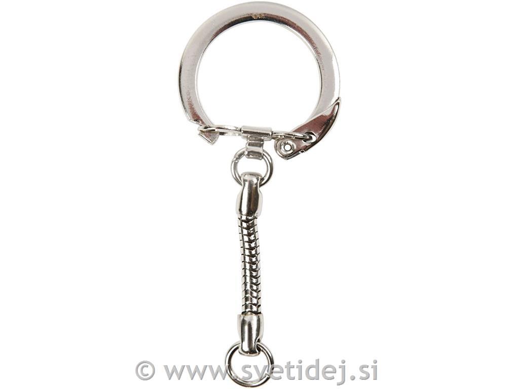 Obesek za ključe 2,3x6 cm, set 5