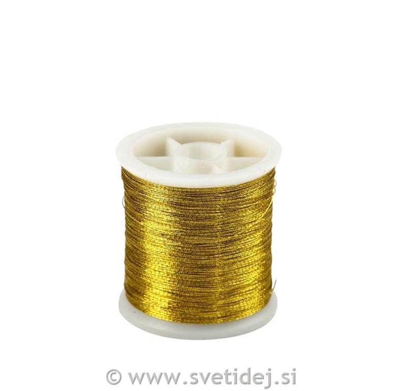 Sukanec nylon zlat, 100 m