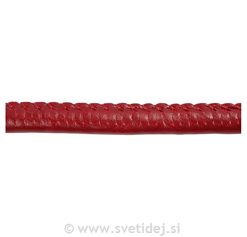 Design vrvica, rdeča, 6 mm, 3 m