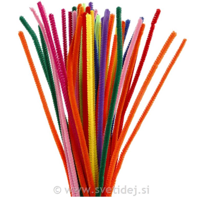 Kosmate žičke 6 mm, 30 cm, set 50