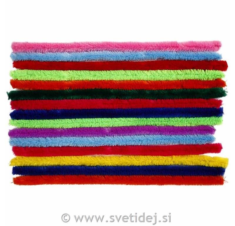 Kosmate žičke, dolžina. 30 cm, set 15
