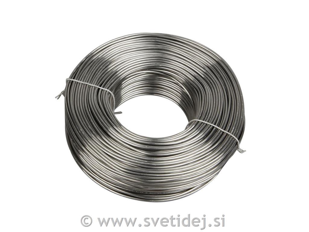 Žica za oblikovanje 2 mm,srebrna, 100 m