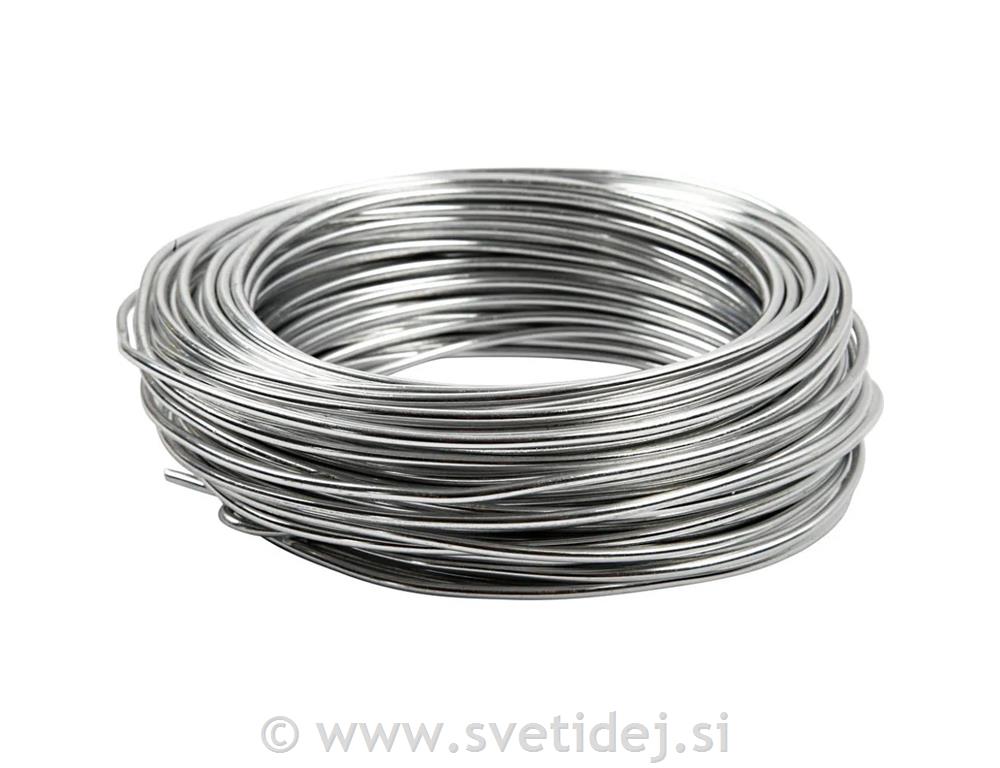 Žica za oblikovanje 3 mm, srebrna, 29 m