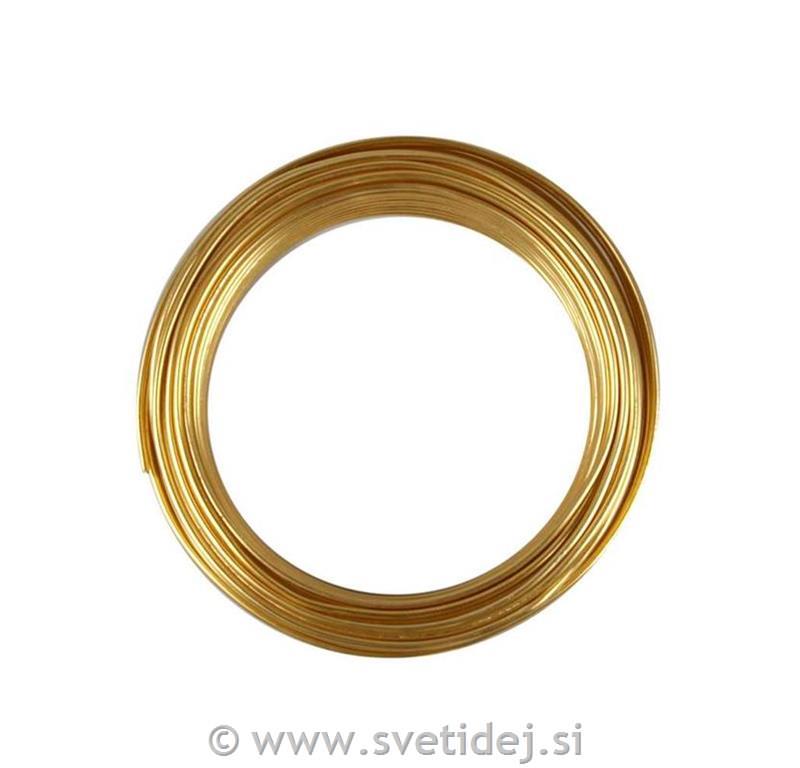 Žica za oblikovanje 3 mm,zlata, 29 m