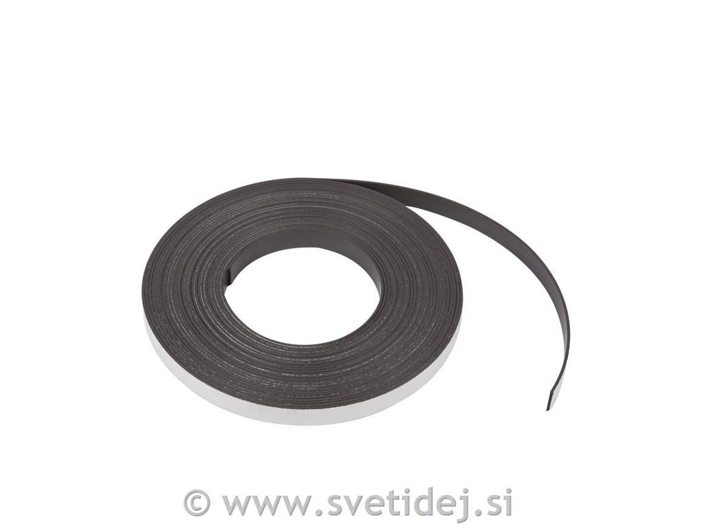 Magnetni trak, 12,5 mm, deb. 1 mm, 3 m