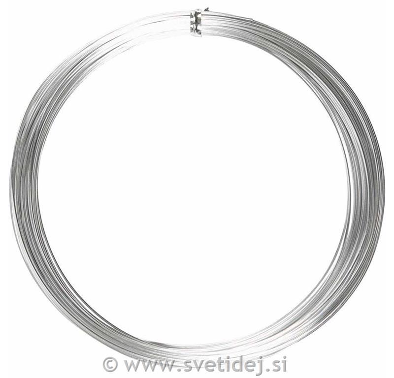 Žica za oblikovanje 1 mm, srebrna, 16 m