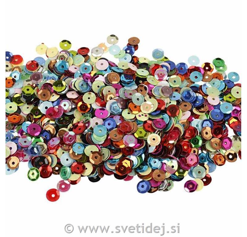 Okrogle ploščice 6 mm, 10 g
