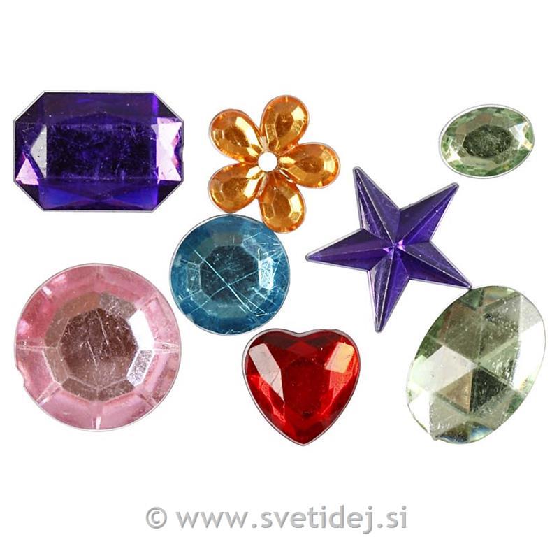 Kristali, 10-15 mm, 15 g, mix