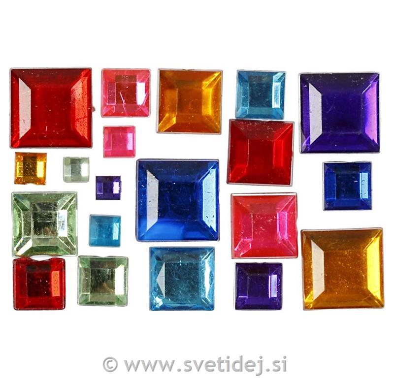 Kristali mozaik, mix, 4-10 mm, 1300 kos.