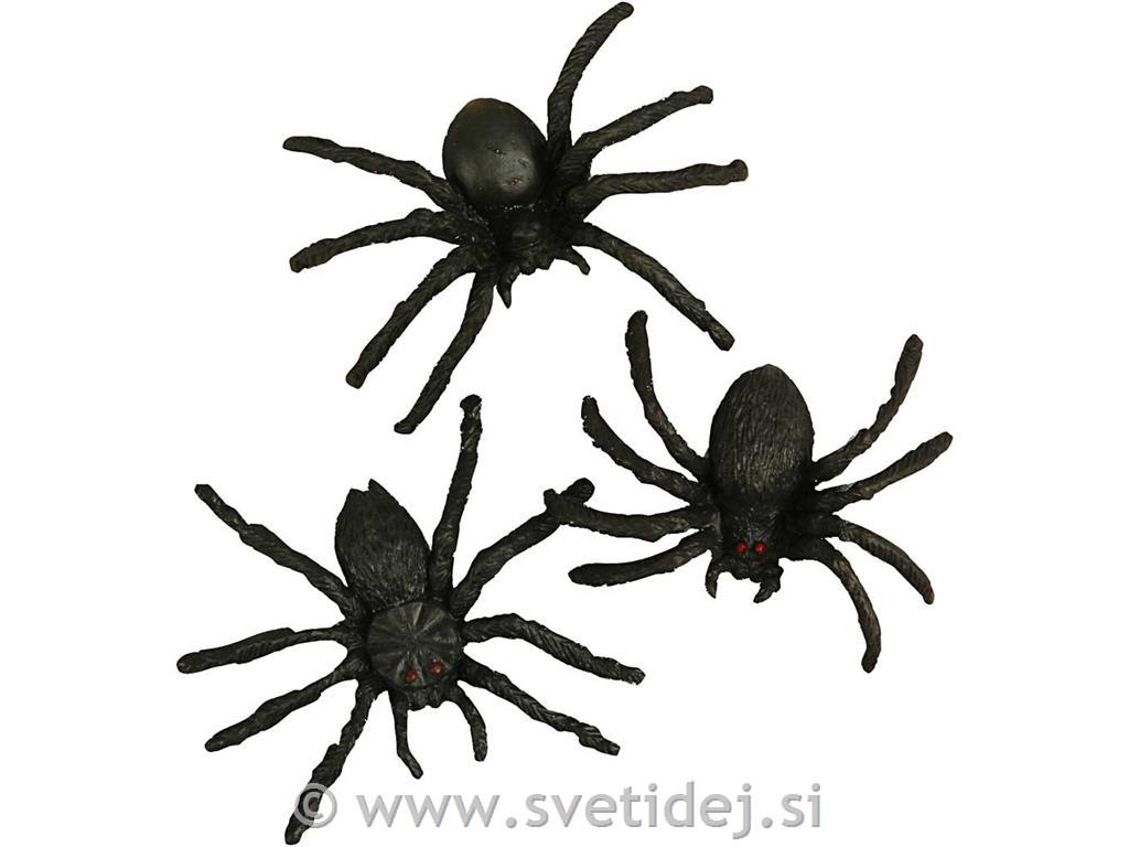 Pajki plastični 4 cm, set 10