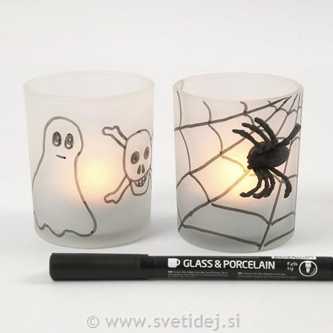 Plastični pajki 4 cm, set 60