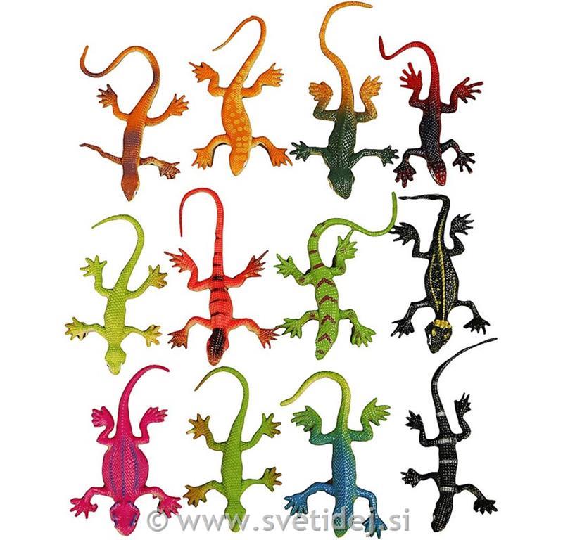 Plastični kuščarji 7 cm, set 66