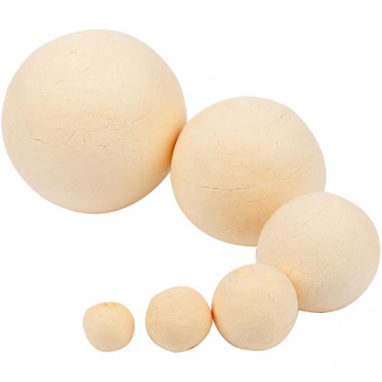 Kroglice iz vate, kožne barve, set 180