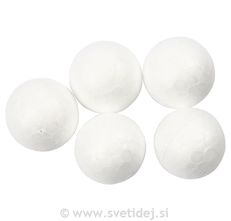 Stiropor kroglice, 2 cm, set 20
