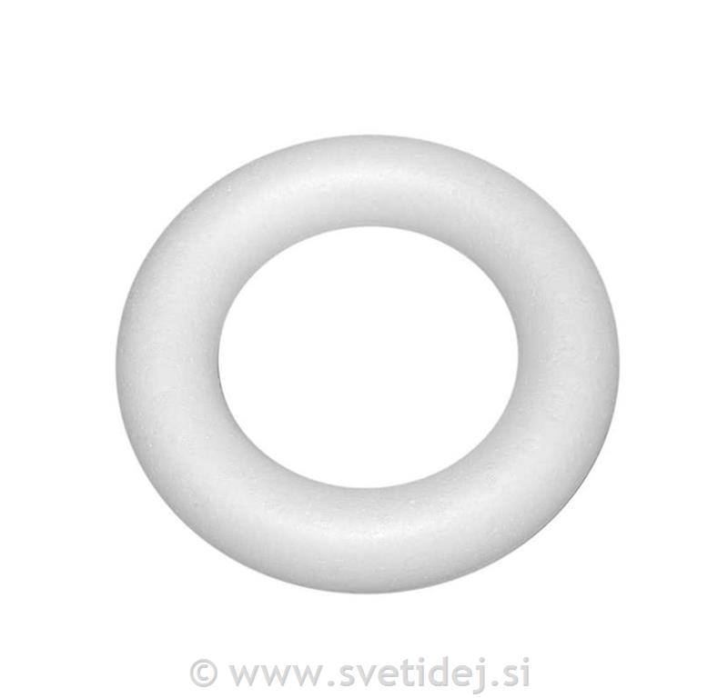 Stiropor obroč, 21,5 cm, debelina 45 mm,