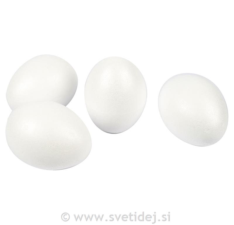 Stiropor jajce, 10 cm, set 5
