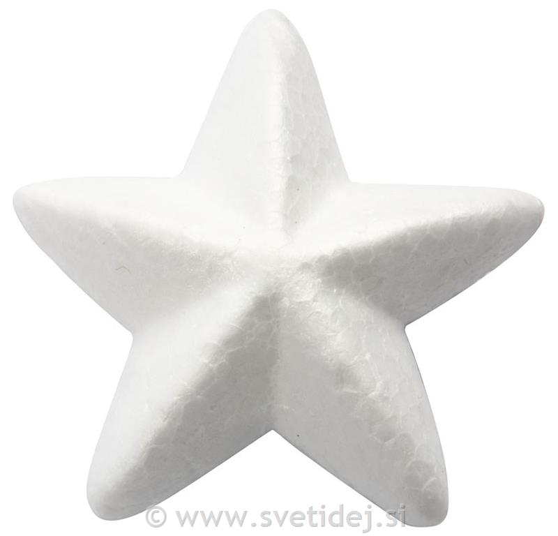 Zvezda iz stiropora 11 cm, set 25