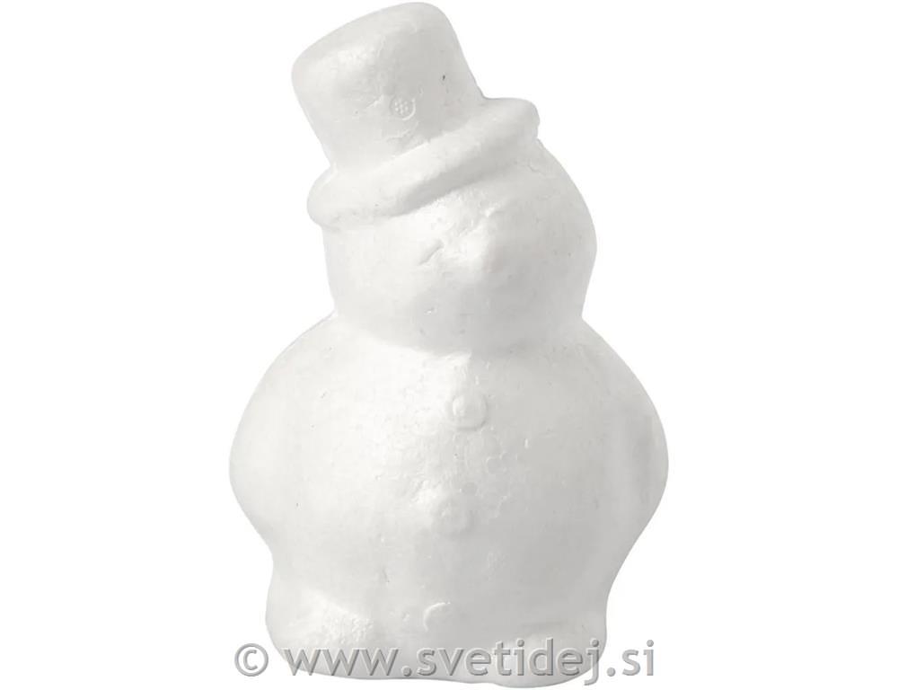Sneženi mož iz stiropora 17 cm