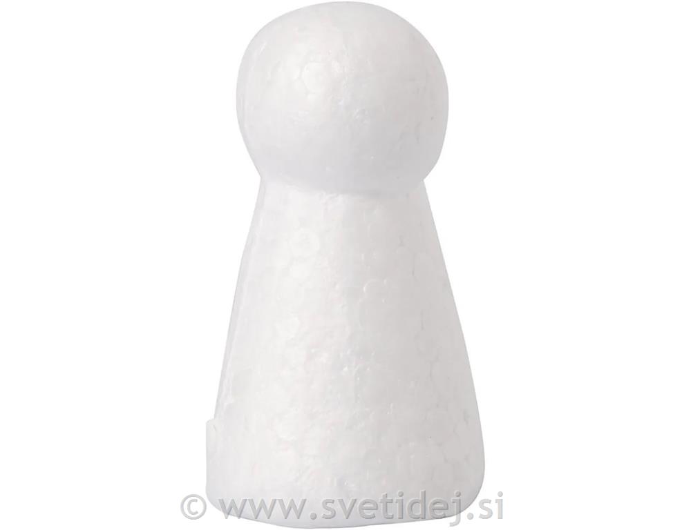 Stožec iz stiropora 33 cm, 5 kos