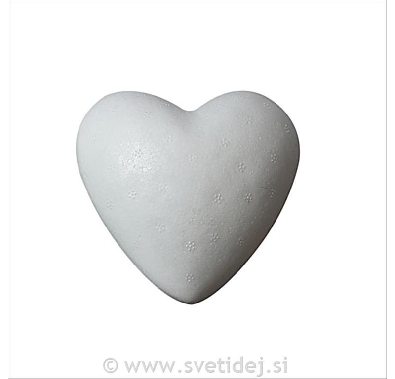 Srce iz stiropora 8 cm, set 50