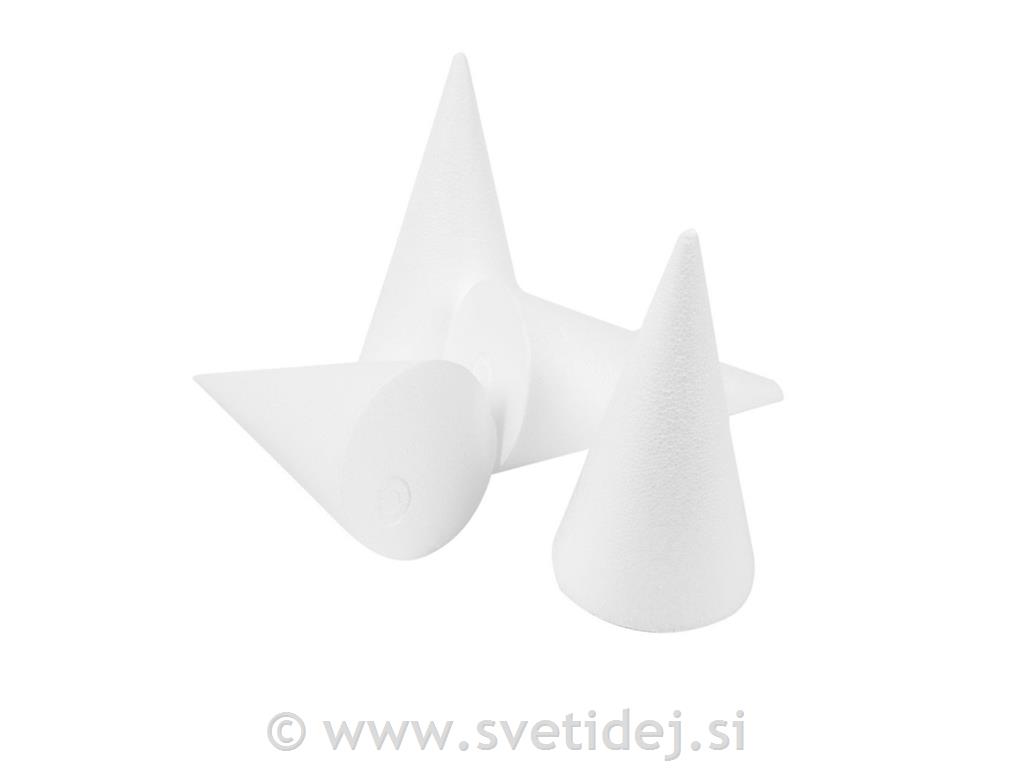 Stiropor stožec 14,5x6 cm, set 25