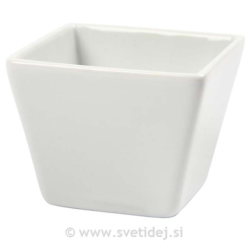 Skodelica kvadratna, 6x6 cm, set 12