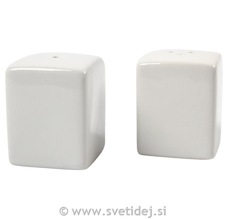 Solnica in poprnica 6 cm, set 6