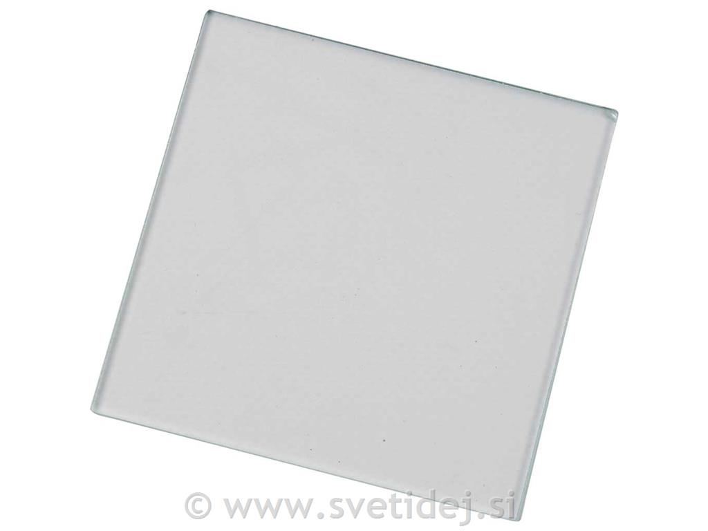 Steklena plošča 7,5x7,5 cm, set 20 kosov