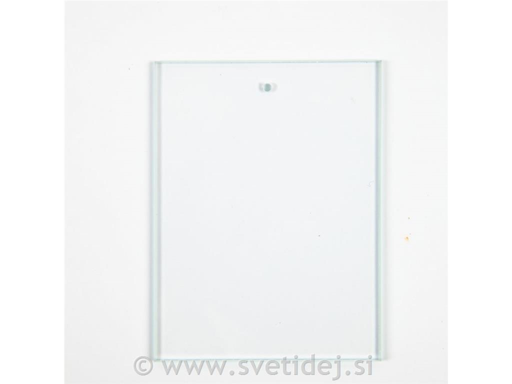 Steklen obesek 8x6 cm, set 10