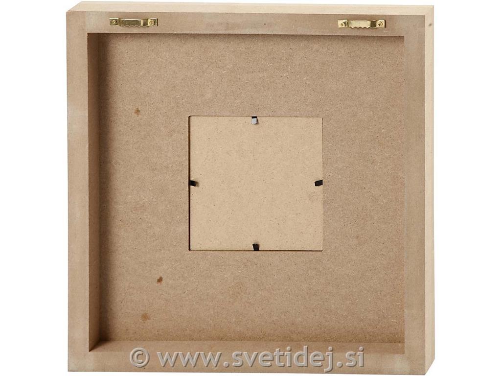 Okvir 30,5x30,5 cm, izrez 10,5x10,5 cm