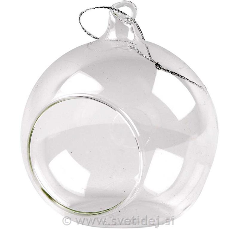 Steklena krogla z luknjo , 8 cm, set 6